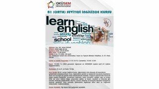 OKÜ’de B1 İngilizce Kursu Başlıyor