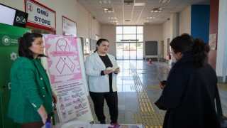 OMÜde kadın kanserlerine yönelik farkındalık etkinliği