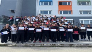 OMÜSEM lise öğrencilerine eğitim verdi: 116 öğrenci sertifikasını aldı