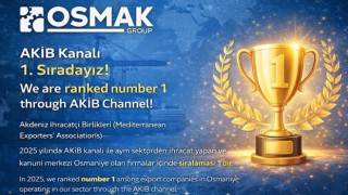 Osmak Rulo Makine, AKİB İhracat Listesinde Zirvede
