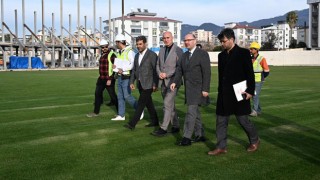 Osmaniye Stadyumunda Çalışmalar Sürüyor