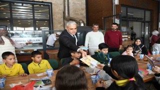 Osmaniyede 100 Atık Pile Bir Pizza projesine miniklerden destek