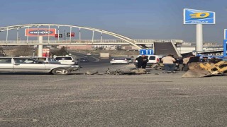 Otomobil ile çarpışan motosiklet sürücüsü ağır yaralandı