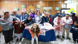 Özel ihtiyaçlı bireylerin eserleri sergilendi