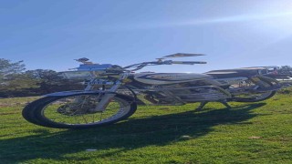 Park halindeki motosiklet çalındı