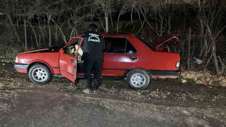 Park halindeki otomobil kundaklandı