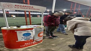 Ramazan turnuvasında sağlık standı