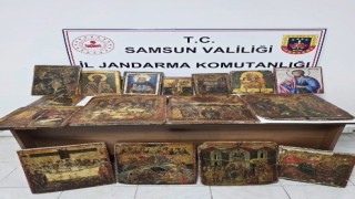 Samsunda 18. yüzyıla ait tablolar ele geçirildi: 1 gözaltı
