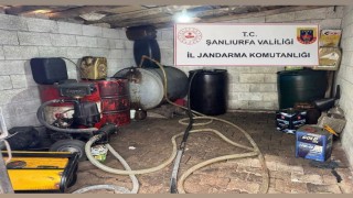 Şanlıurfada bin 250 litre kaçak akaryakıt ele geçirildi