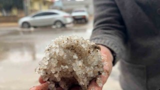 Şanlıurfada dolu yağışı hayatı olumsuz etkiledi