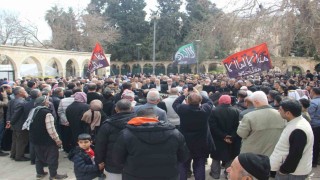 Şanlıurfada İrana yönelik saldırıya tepki