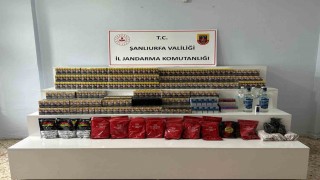 Şanlıurfada kaçak tütün ve alkol operasyonu