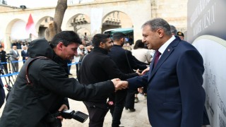 Şanlıurfada kent protokolü vatandaşlarla bayramlaştı