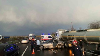 Şanlıurfada zincirleme trafik kazası: 1 ölü, 5 yaralı