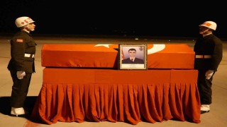 Şehit Açayın naaşı memleketine uğurlandı