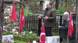 Şehit ailelerinden bayram ziyareti
