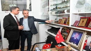 Şehit ailesine bayram ziyareti