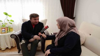 Şehit annesine 8 Mart ziyareti