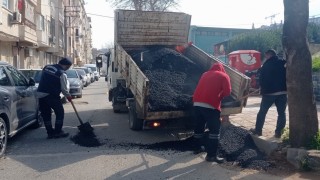Şehzadelerde bozulan yollar onarılıyor