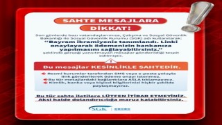 SGKdan sahte mesajlar için uyarı