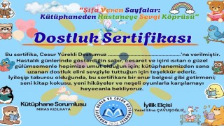 Şifa veren sayfalar: Kütüphaneden hastaneye sevgi köprüsü