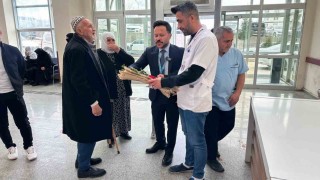 Silvanda Yaşlılar Haftasında hastaneye gelen yaşlılar yalnız bırakılmadı