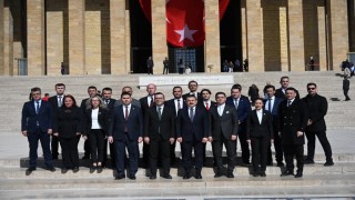 Tarihi Alan Başkanlığı heyetinden Anıtkabir ziyareti