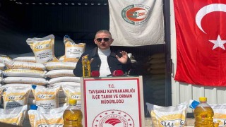 Tavşanlıda 114 çiftçiye yüzde 75 hibeli Aspir tohum desteği