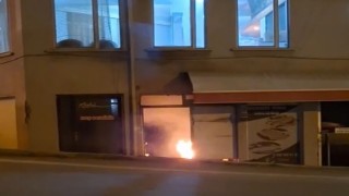 Tavşanlıda alev alan kalorifer kazanı korkuttu