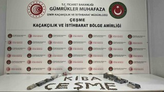 Ticaret Bakanlığı Gümrük Muhafaza ekiplerinden tarihi eser kaçakçılarına ağır darbe