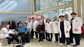Tıp Fakültesi öğrencilerinden hipertansiyon farkındalığı etkinliği