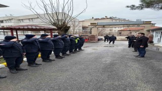Tomarzada güvenlik güçleriyle bayramlaşma ziyareti