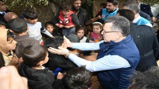 Trabzondan Suriyedeki çadır kente kardeş eli