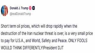 Trump: Petrol Fiyatlarındaki Artış Geçici Olacak