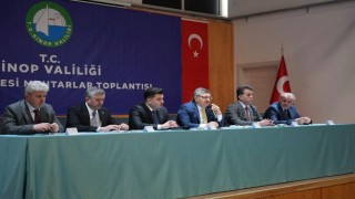 Türkelide muhtarlar toplantısı