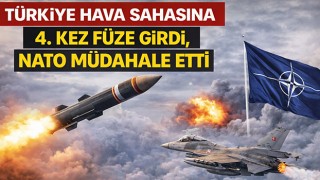 Türkiye Hava Sahasına 4. Kez Füze Girdi, NATO Müdahale Etti