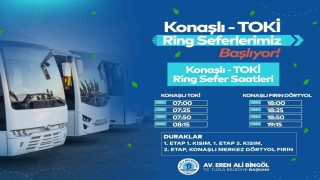 Tuzla Belediyesinden Konaşlı TOKİ ve çevresine ücretsiz ring hizmeti