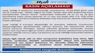 Uşak Valiliği firari hükümlünün ölümüyle ilgili açıklama yaptı