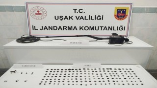 Uşakta 161 sikke ele geçirildi