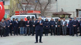 Uzunderede hizmet seferberliği: Yeni araç filosu dualarla tanıtıldı