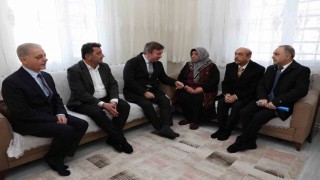 Vali Aydoğdudan ailelere Ramazan ziyareti