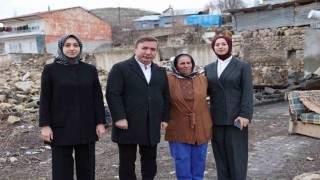 Vali Aydoğdudan Tercanda hane ziyaretleri