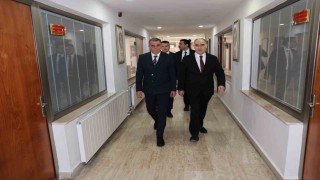 Vali Özkan ve Başkan Şimşek yatırımlar hakkında fikir alışverişi yaptı