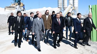 Vali Serdengeçti, Şantiye Alanında İncelemelerde Bulundu