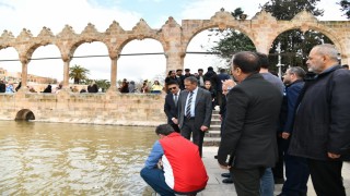 Vali Şıldak Balıklıgölde incelemelerde bulundu
