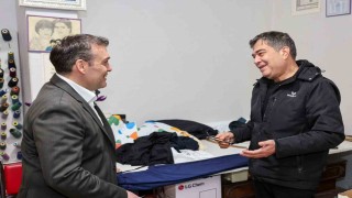 Vali Sözerden çarşı esnafına ziyaret