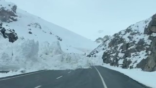 Van-Hakkari karayoluna çığ düştü