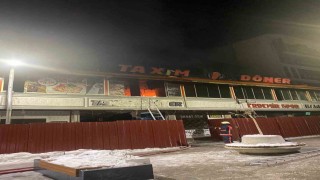 Vanda dönerci dükkanında korkutan yangın