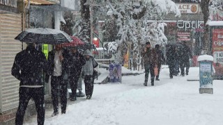 Vanda Mart sürprizi: Bahar beklerken kar kapıya dayandı