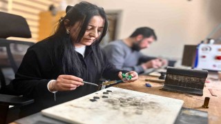 Vanın tescilli savat sanatı genç kuşaklara aktarılıyor
